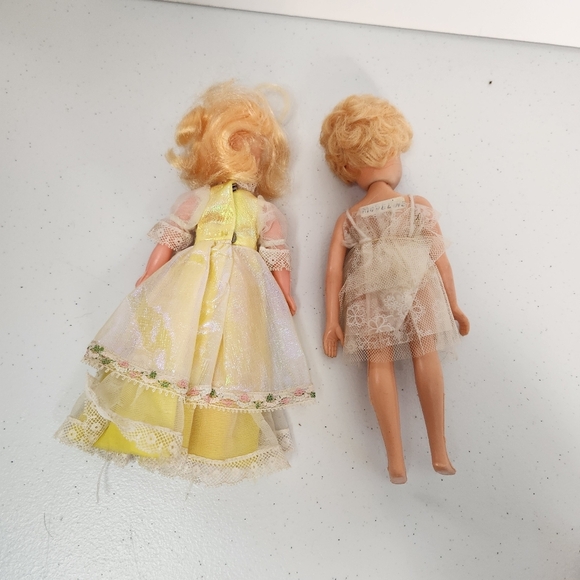 Vintage Blonde 60s 70s ? Plastic Girl Dolls - Picture 5 of 6